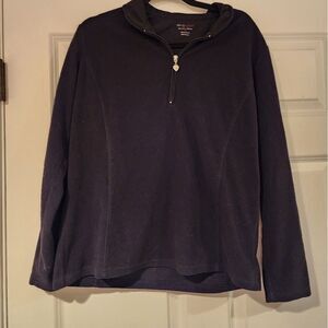 NY&C Sport lightweight Black quarter zip fleece L